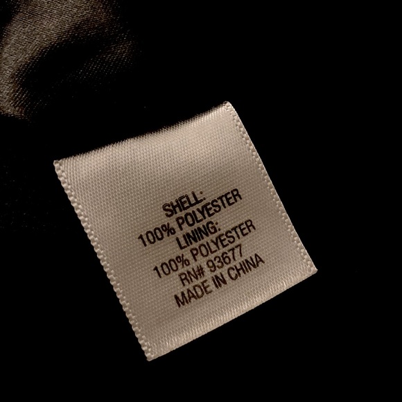 Embroidered Black Satin Jacket - Picture 12 of 12